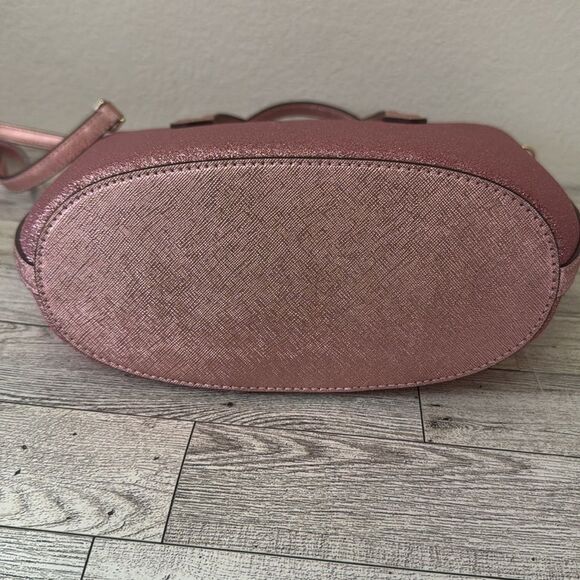 Kate Spade New York Pink Glimmer Glitter Satchel NWT - Picture 7 of 14